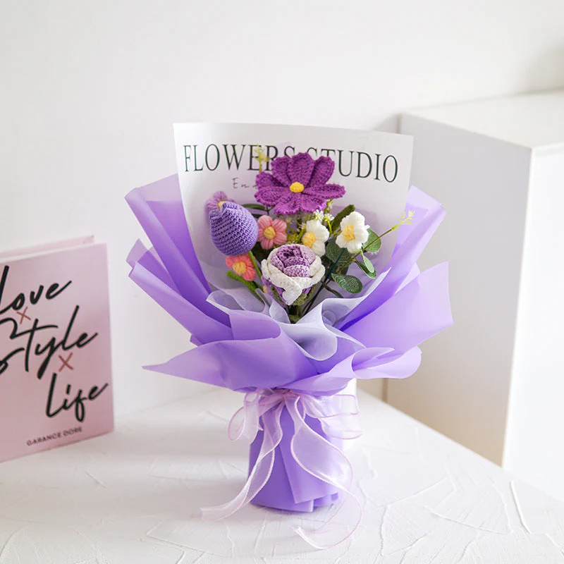 💕Mother's Day Special Sale 40% OFF!💕Handmade Delicate Crochet Flower Bouquet - Image 8