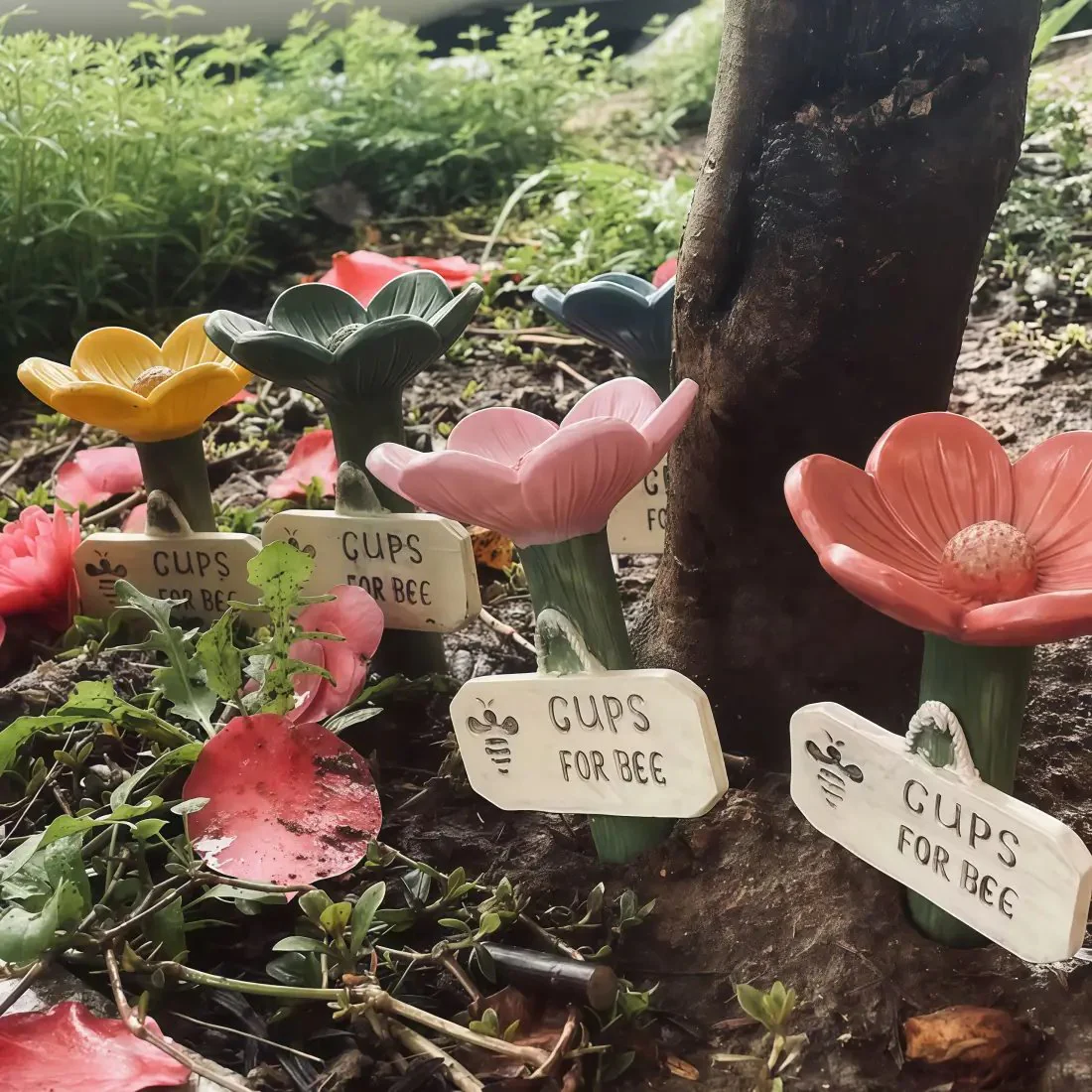 ⏳Limited-time 50% off🐝Flower-Shaped Bee Watering Station💧 - Image 10
