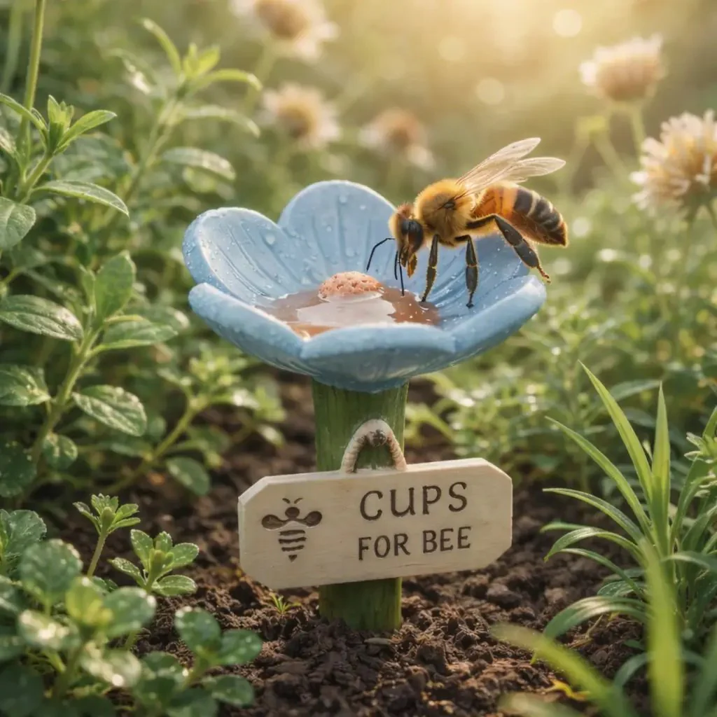 ⏳Limited-time 50% off🐝Flower-Shaped Bee Watering Station💧 - Image 11