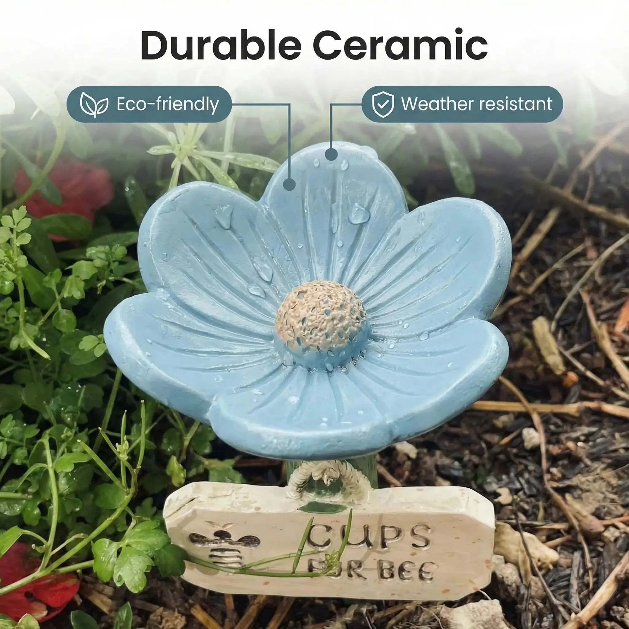 ⏳Limited-time 50% off🐝Flower-Shaped Bee Watering Station💧 - Image 4