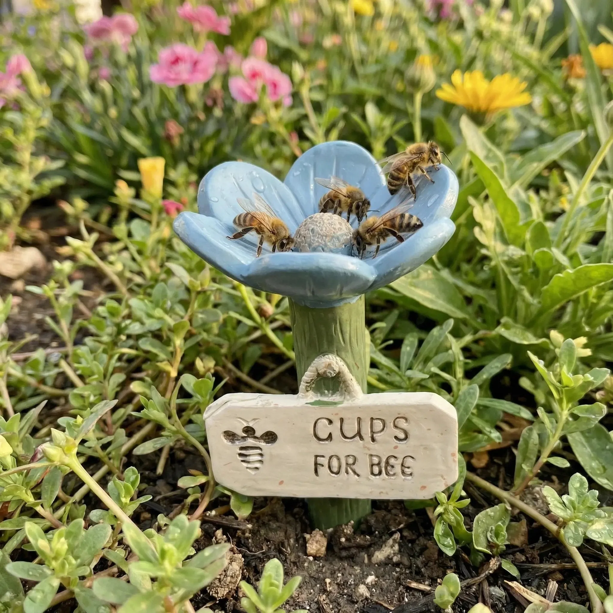 ⏳Limited-time 50% off🐝Flower-Shaped Bee Watering Station💧 - Image 6