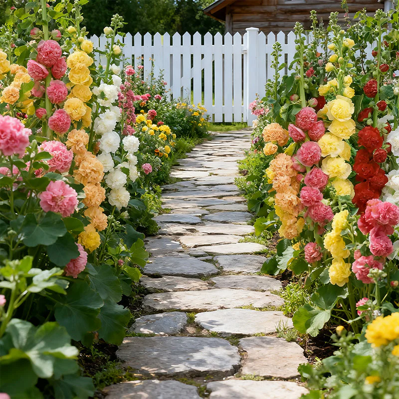 🌸 Multi-season flowering hollyhock seeds🌸100 Seeds - Image 9