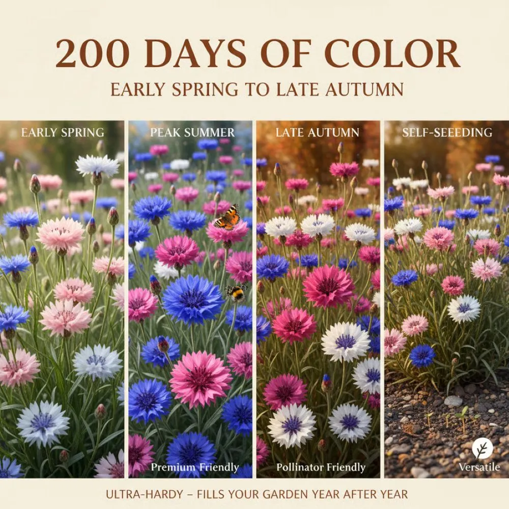Premium Cornflower Seeds🌸180 Seeds - Image 4
